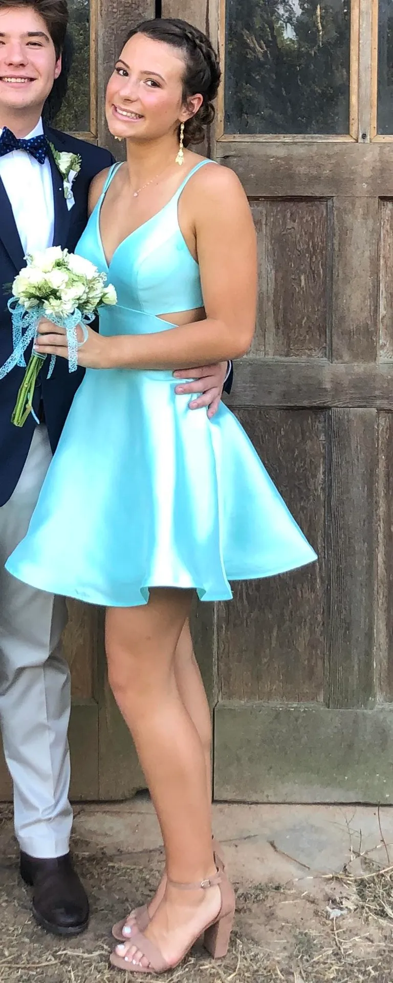 Homecoming Dress Blue Size 0 - Image 2