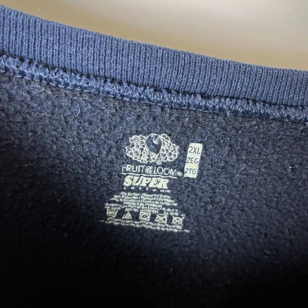 Vintage University of Virginia Navy Blue Crewneck Sweatshirt XL Unisex Fit - Image 12