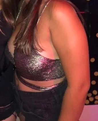 gold sequin wrap top Size M - Image 2