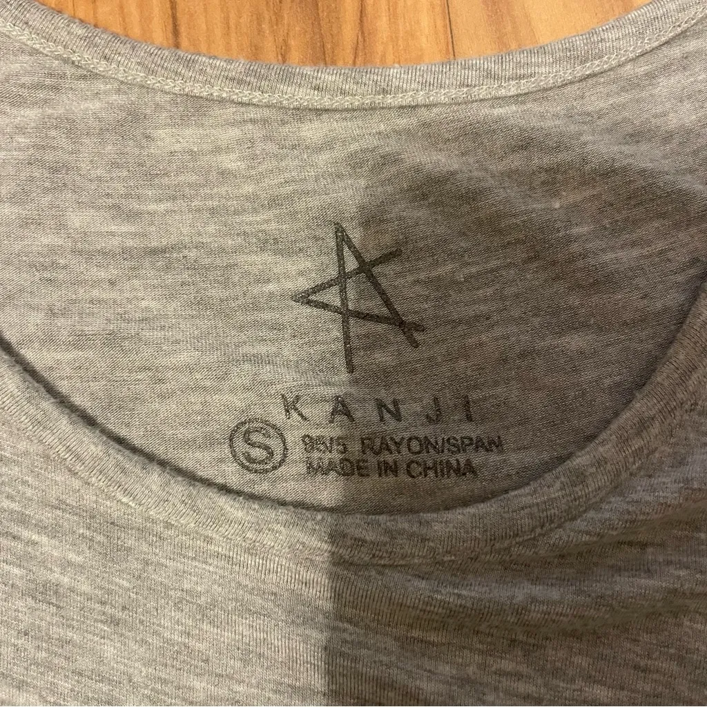 Western retro flowy tank top Gray - Image 4