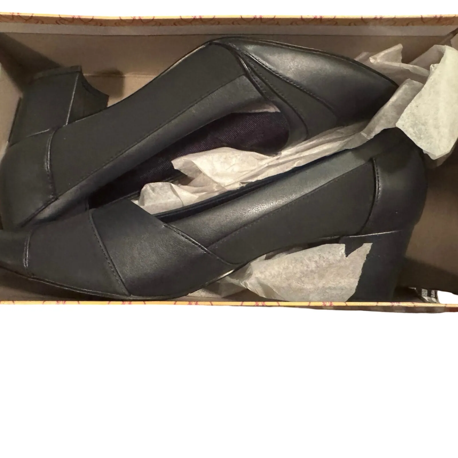 EASY STREET Janora Block Heel Pumps in Navy, Size Womens 11, New in Box - Image 10