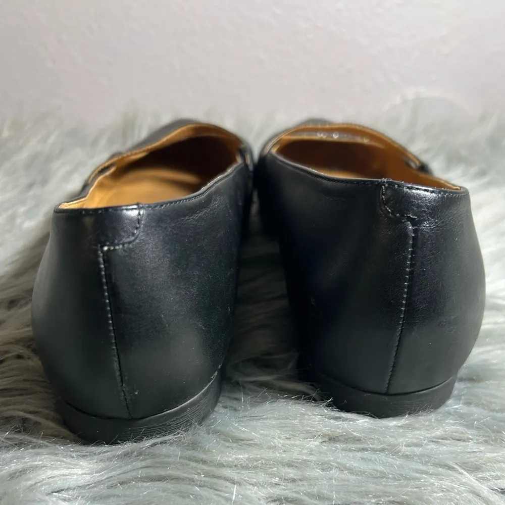 ECCO Akita Flats Black / Multi Metallic Leather Size EU38 US7-7.5 - Image 6