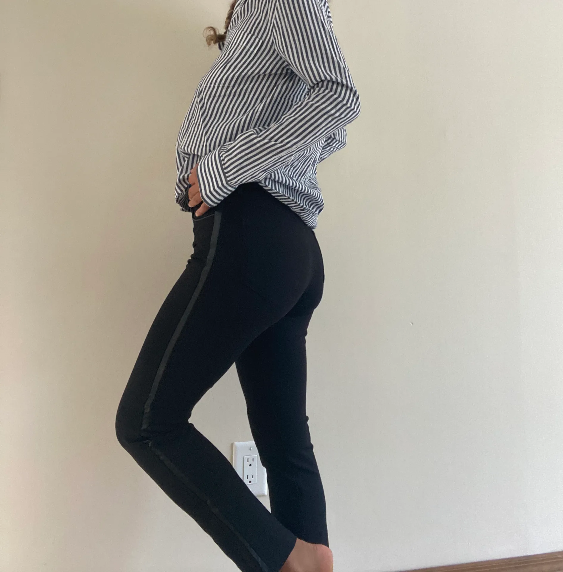 NYDJ Black Stretch Work Pants 2p - Image 4