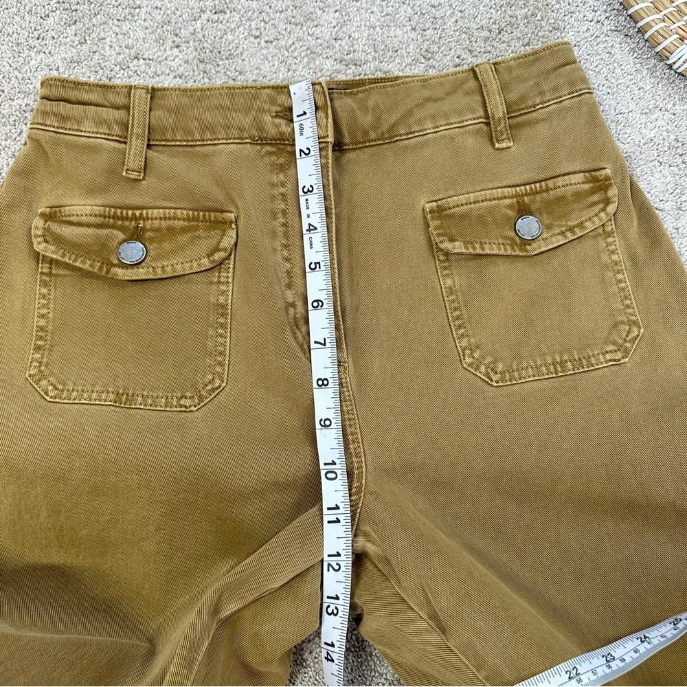 Boden Denim Women’s High Waist Flare Trousers Pants in Butterscotch Brown 8R Size 8 - Image 15