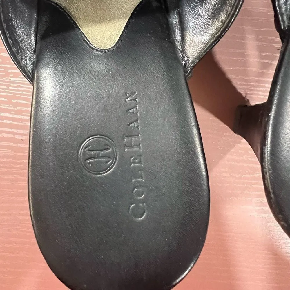 Cole Haan Tova Studded Suede Heeled Mules - Image 8