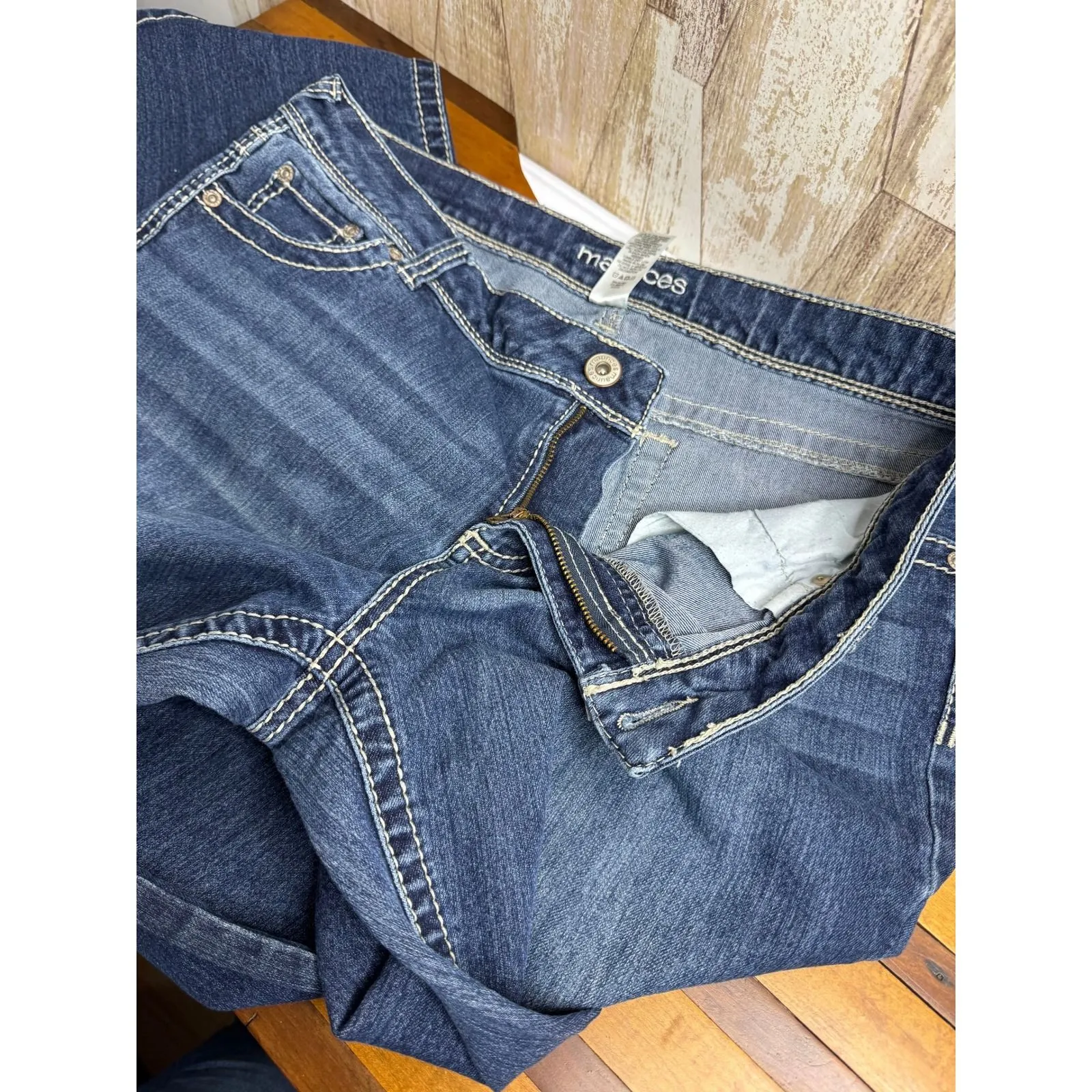 Maurices‎ Women's Size 13/14 REG Straight Leg Denim Jeans - Image 5