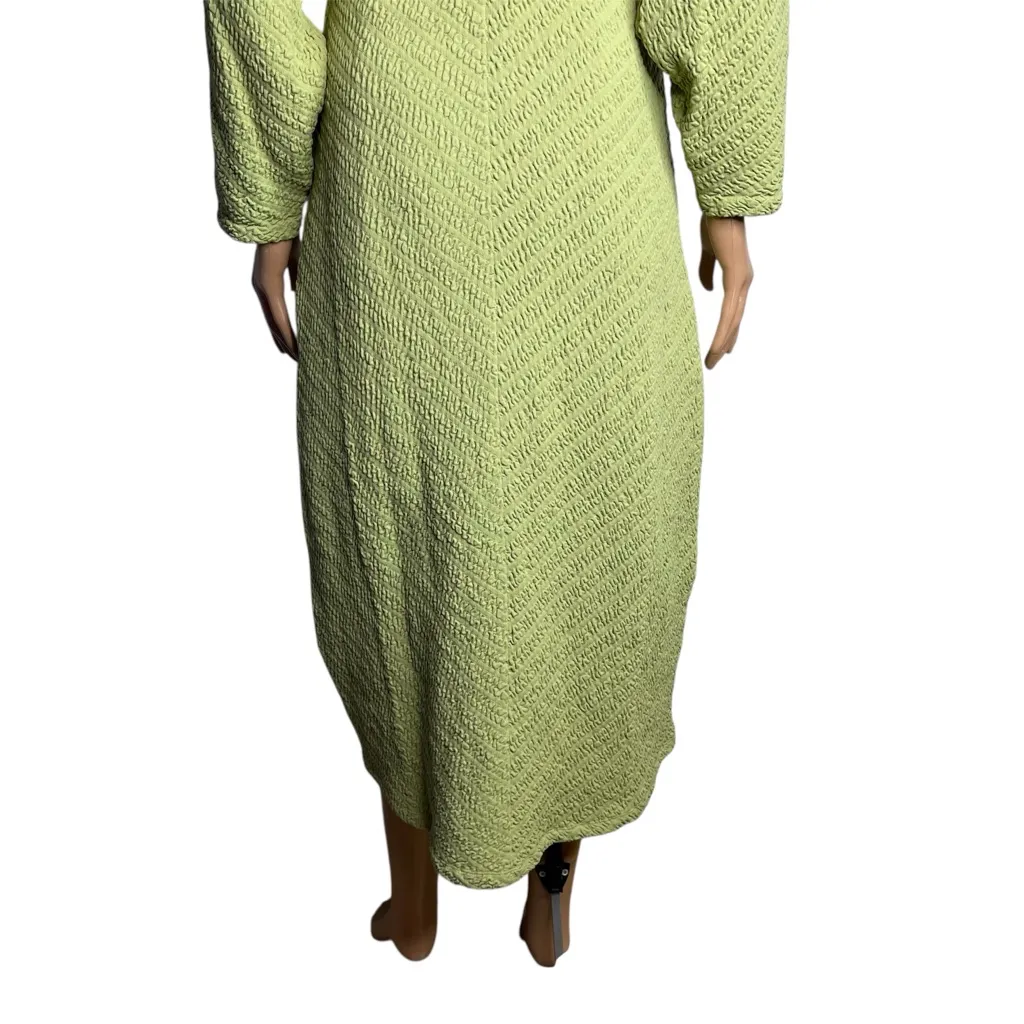 Free People Gabby Seamless Sweater Midi Dress NWT Green size M/L - Image 8