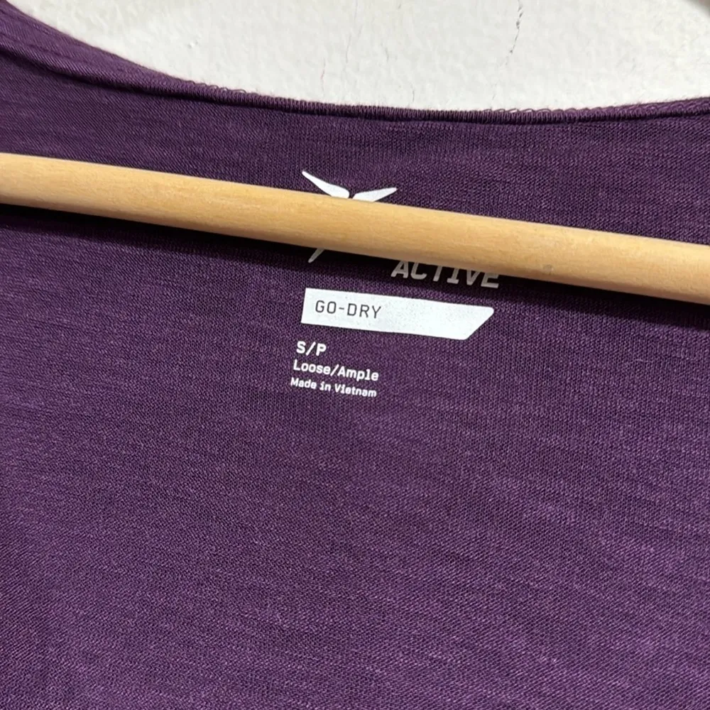 Old navy purple hoodie light weight shirt drawstring kangaroo pocket front small - Image 4