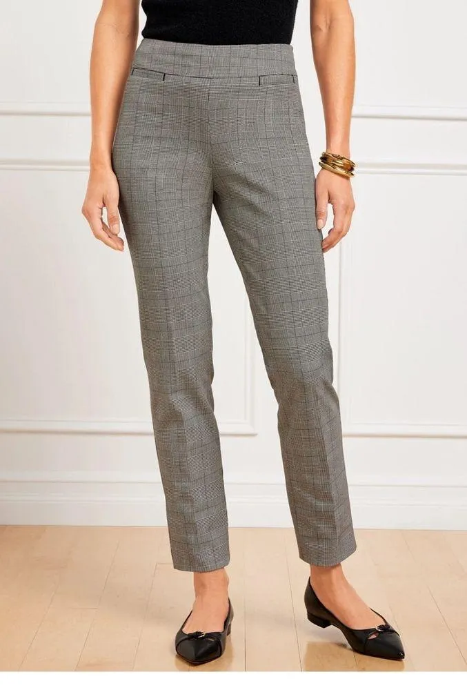 Talbots Chatham Plaid Slim Ankle Pants - Image 9
