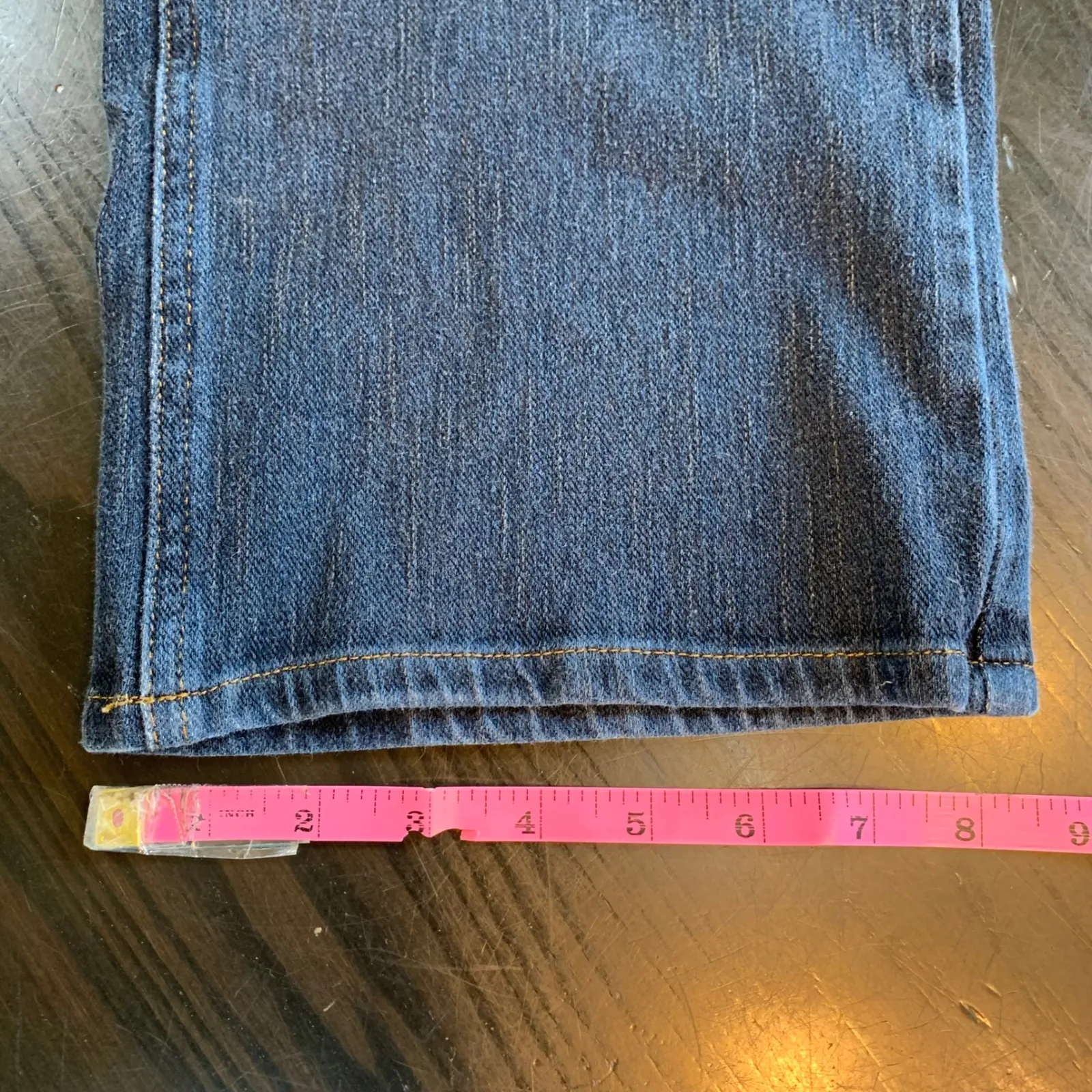 LL Bean Classic Fit Straight Leg Jeans Womens 14 Tall Basic Stretch Everyday Blue Size undefined - Image 10