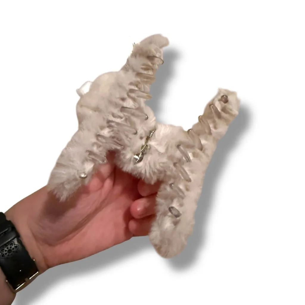 Disney Zootopia Judy Hopps Plush Hair Claw Clip Gray‎ Bunny Ears Purple Eyes - Image 4