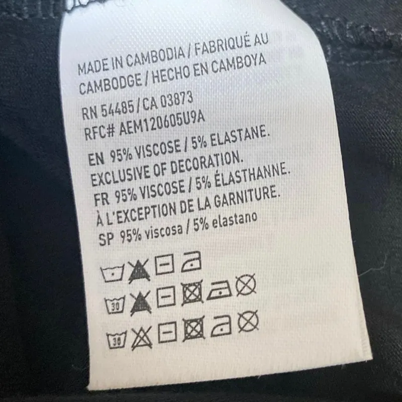 American Eagle Outfitters Black Floral Embroidered Long Sleeve Shirt Top Size S - Image 4