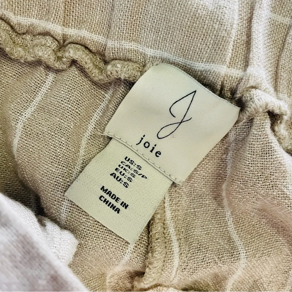 Joie soft lounge pants pin stipe beach / cruise summer breezy pants small - Image 4