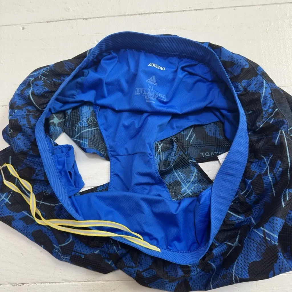 Adidas 2021 Boston Marathon Women’s Adizero Split Shorts, XL - Image 3