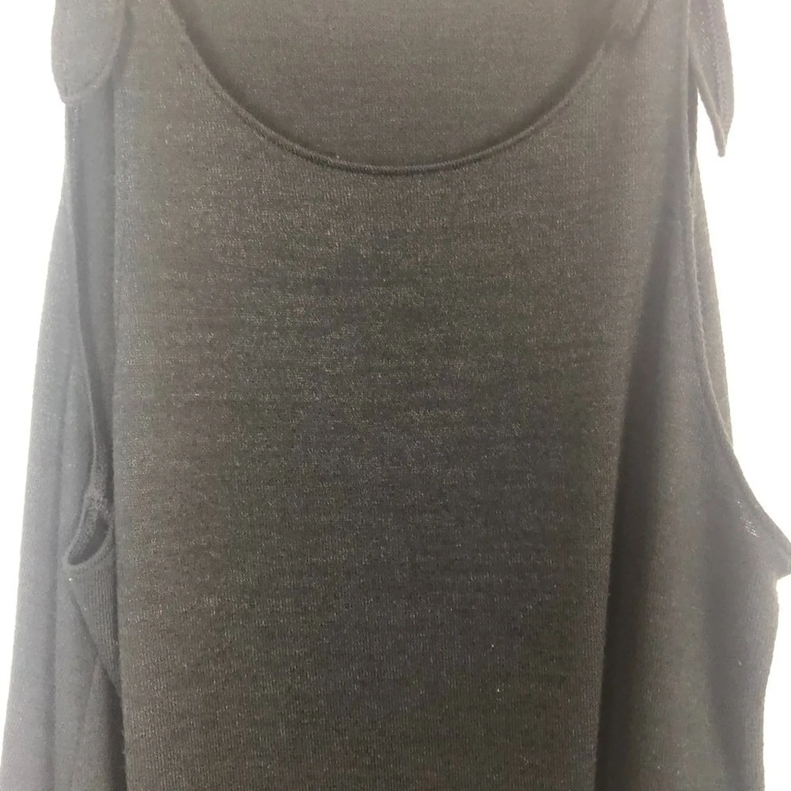 Gap  Sleeveless Scoop Neck Tie Shoulder Sweater/Top Size S - Image 6