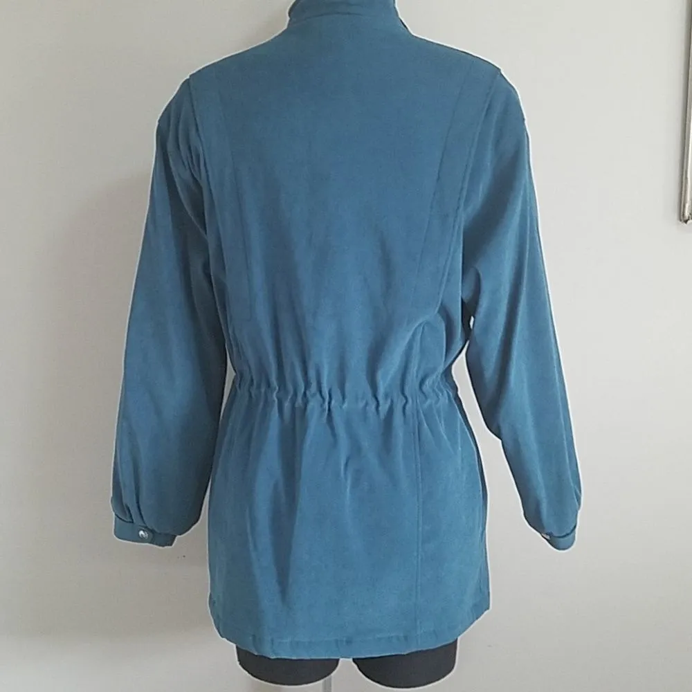 Vintage Forecaster Sport Dark Teal Coat (S) Green - Image 2