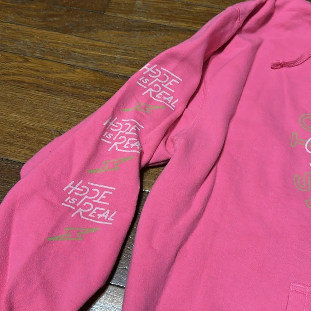 To Write Love On Her Arms Pink Graphic Hoodie, Arm Logo, Sz Large - Image 4
