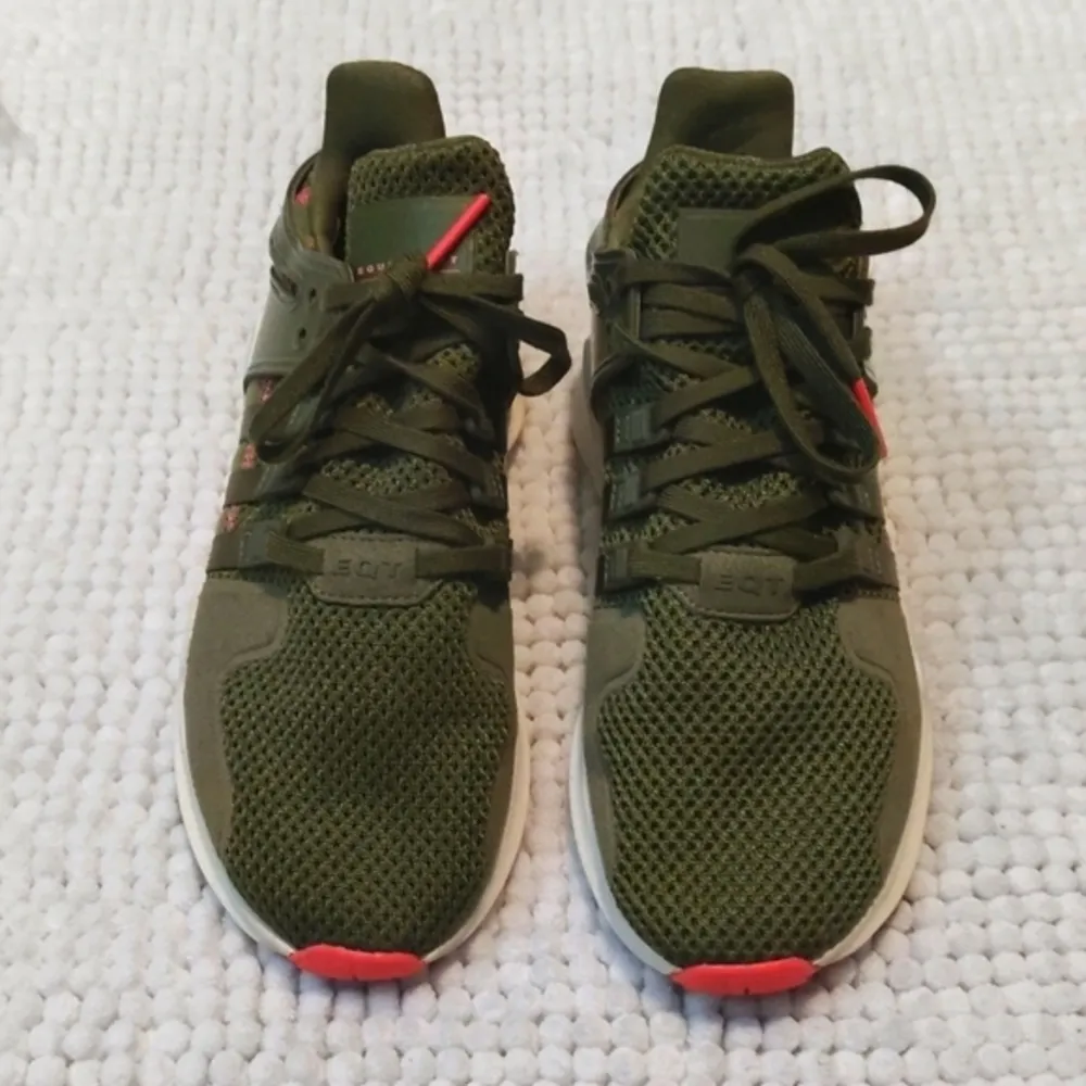 Adidas Women's Shoes Size 5 Ultra Boost Olive/Army Green EUC #CL-63 - Image 3