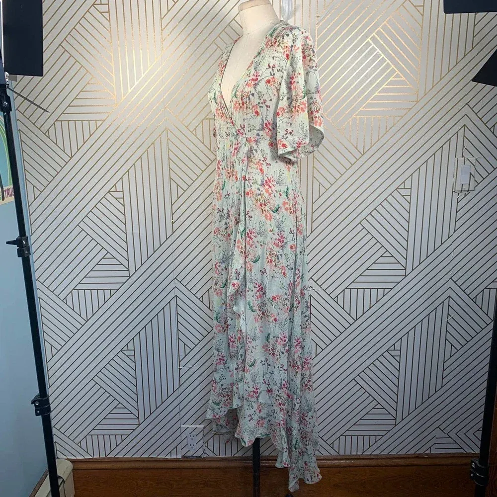 RAGA Secret Escape Floral Faux Wrap‎ Maxi Dress - Image 9