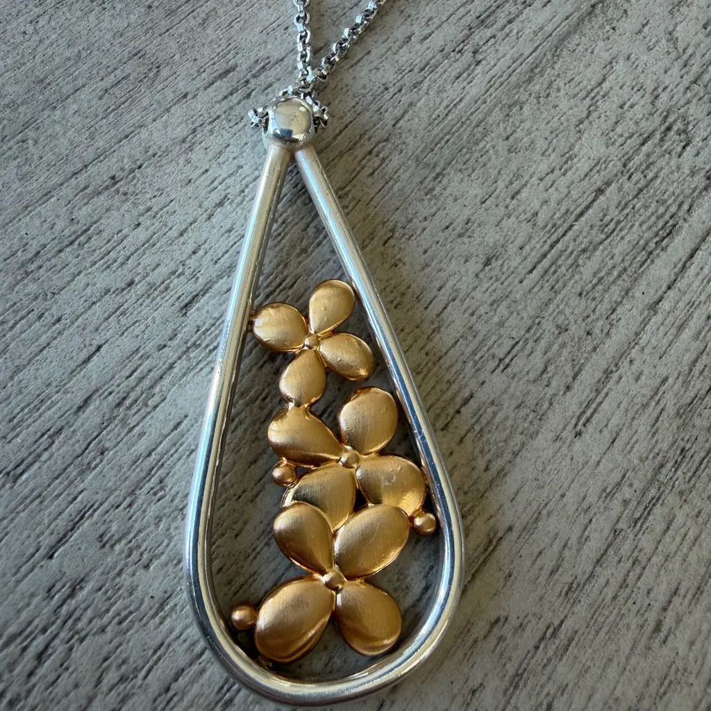 Brighton Everbloom Teardrop Necklace NWT - Image 5