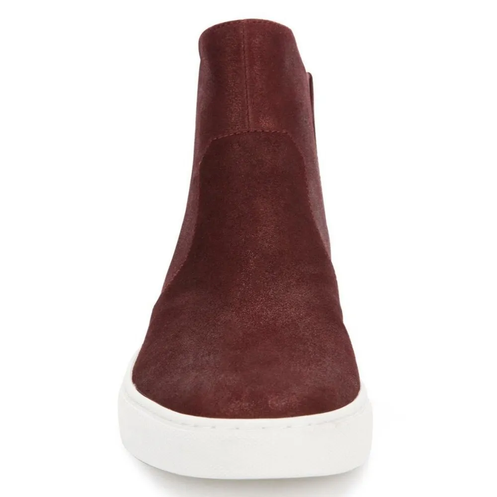 Gentle Souls by Kenneth Cole Carter Leather Sneaker Burgundy Women's Size 7.5 - Image 4