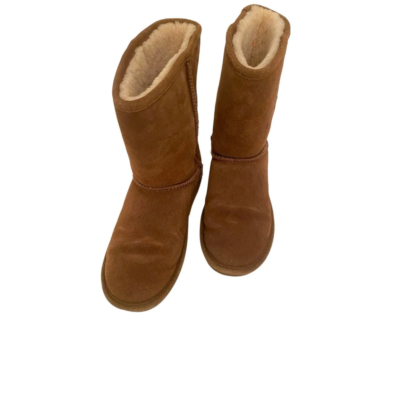 Bearpaw Cow Suede Sheepskin Lining Short Boots Sz 8 - Image 2