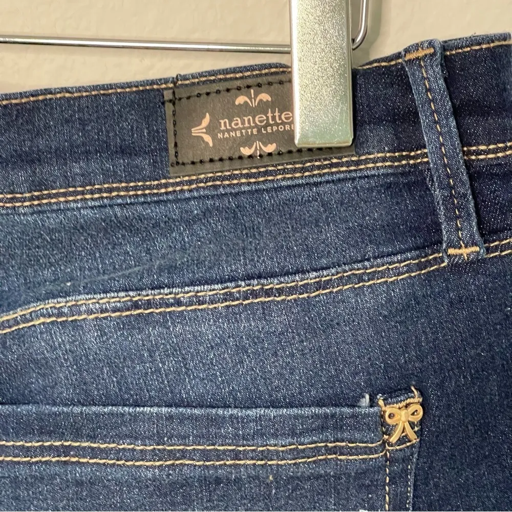 NANETTE LEPORE Plus Belle High Rise Ankle Skinny Jeans plus size 14 NWT - Image 12