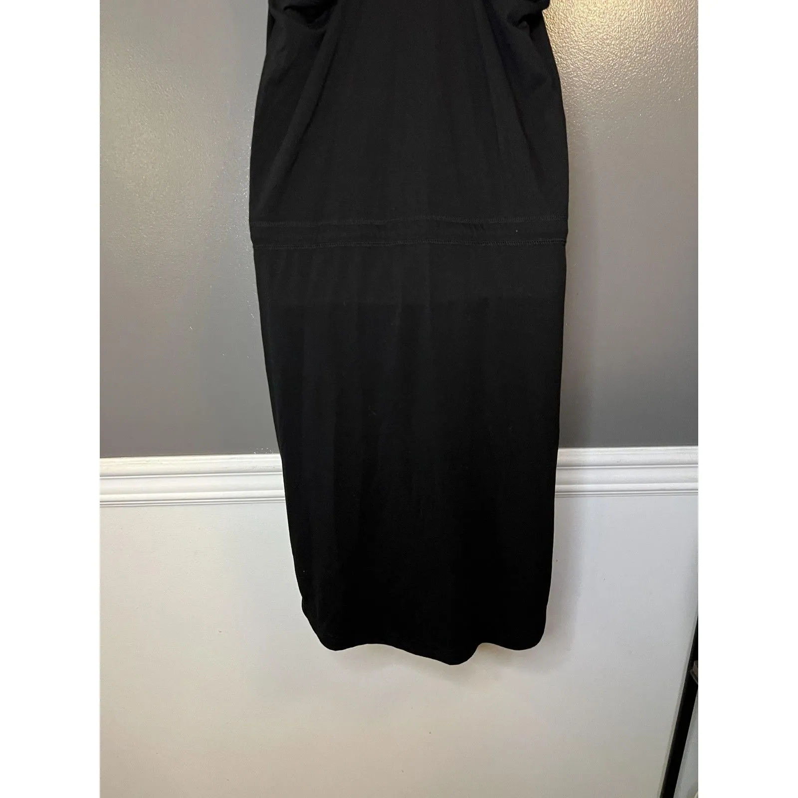 Xersion Dress Womens Medium Tall Black Racerback Tank Drawstring Pockets Active - Image 8