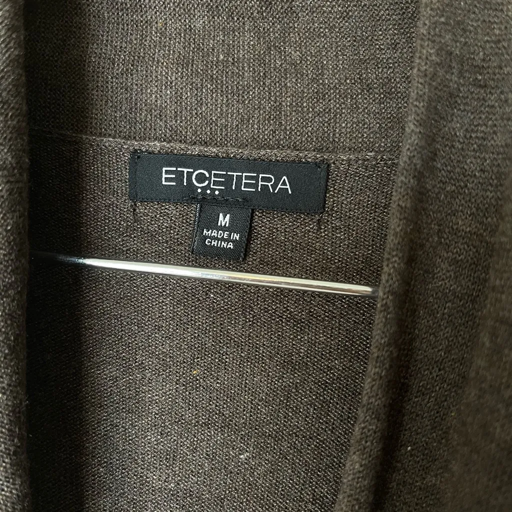 Etcetera Women's Truffle Brown Cardigan Sweater - Image 6