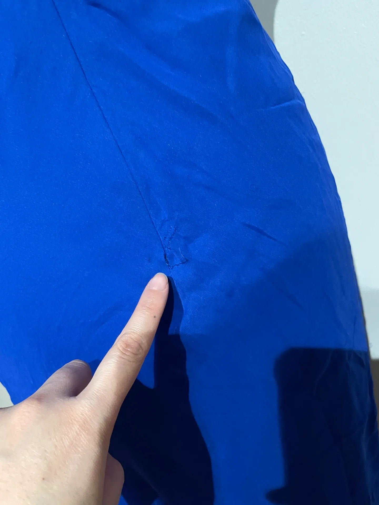 Vintage y2k Niki by Niki Livas Silk Spaghetti straps fit bodice bright 10 - Image 4