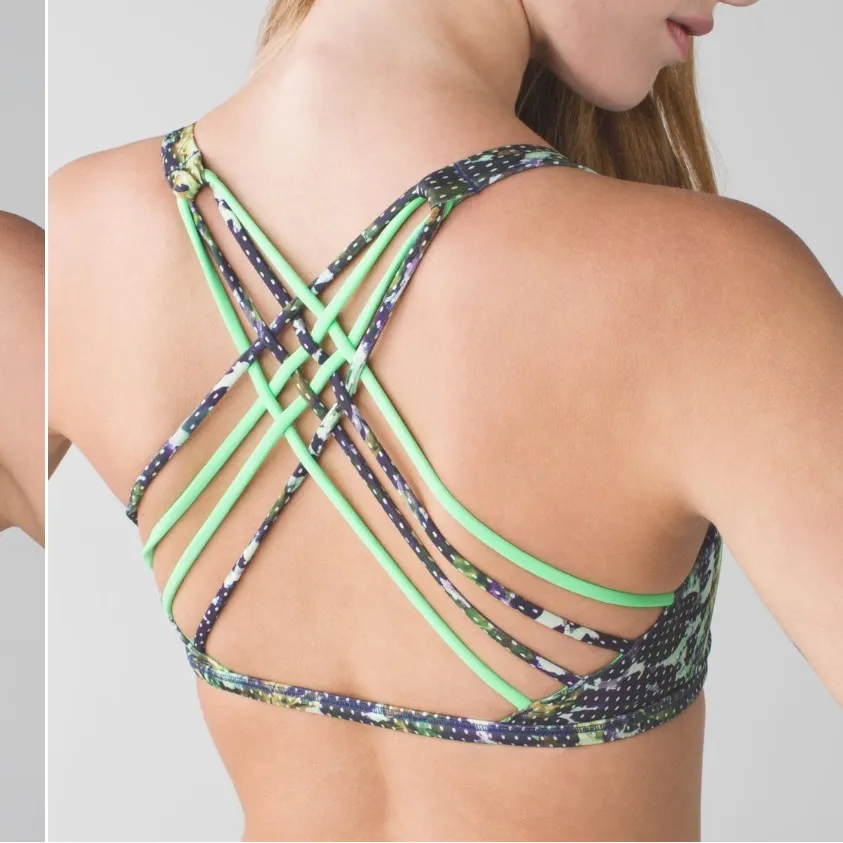 Lululemon Free To Be Wild Floral Sport White Multi / Pistachio Size 4 - Image 8