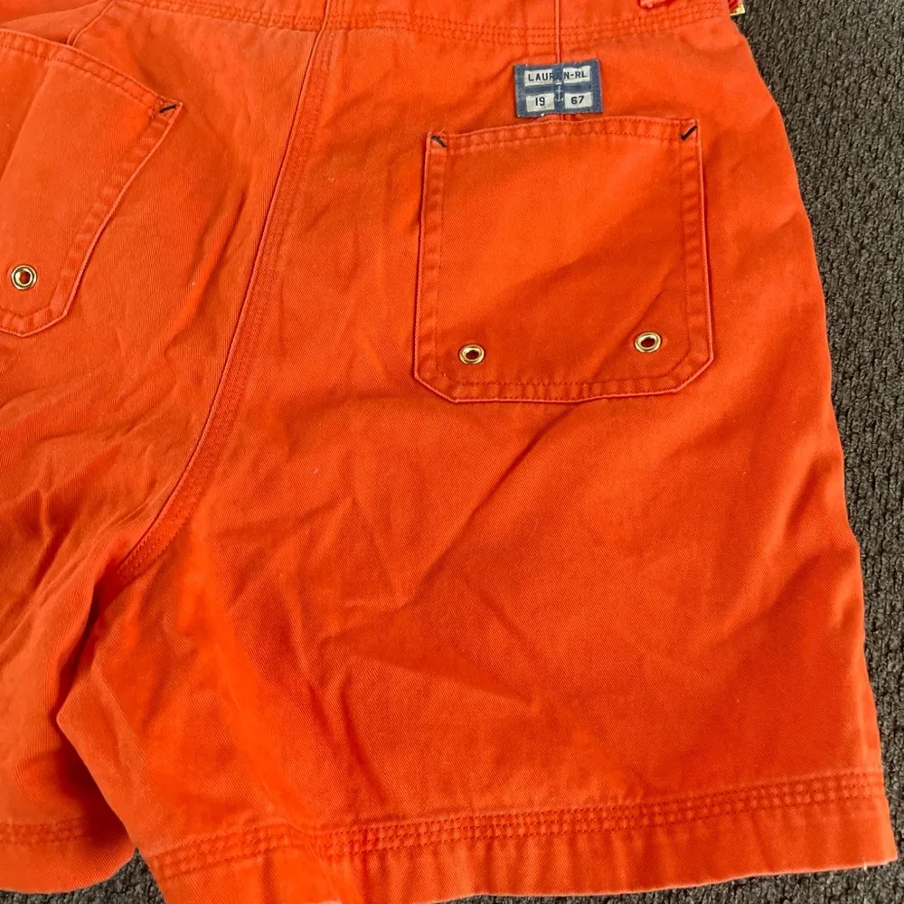 Vtg Lauren Ralph Lauren Collection Shorts for Women Size 4P Orange 100% … - Image 8