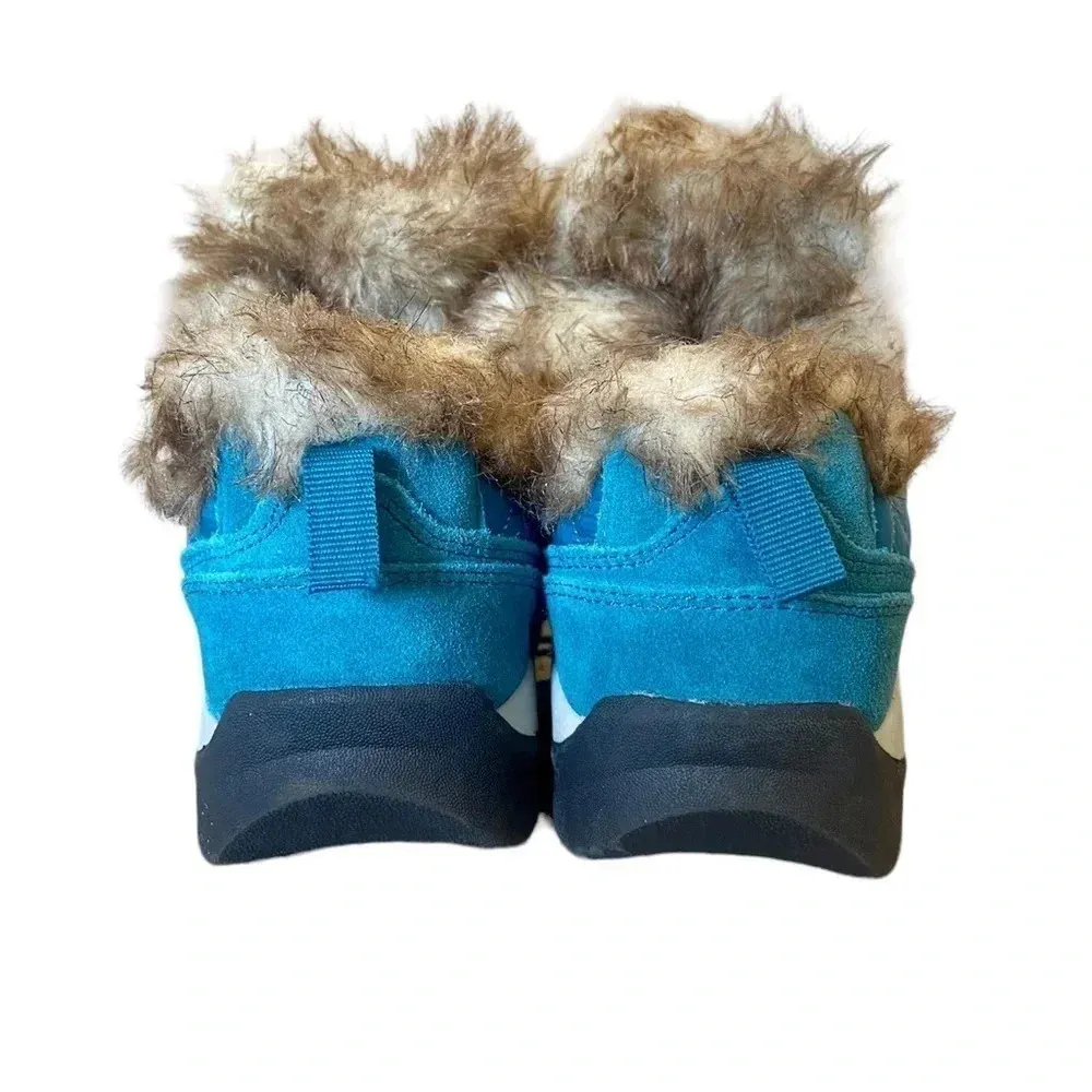 Lands End 420475 Powder Belle Teal Suede Shoe 6.5 - Image 4