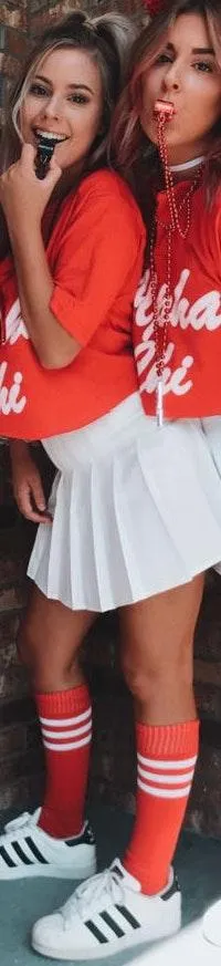 White Cheer/Tennis Skirt Size L - Image 4