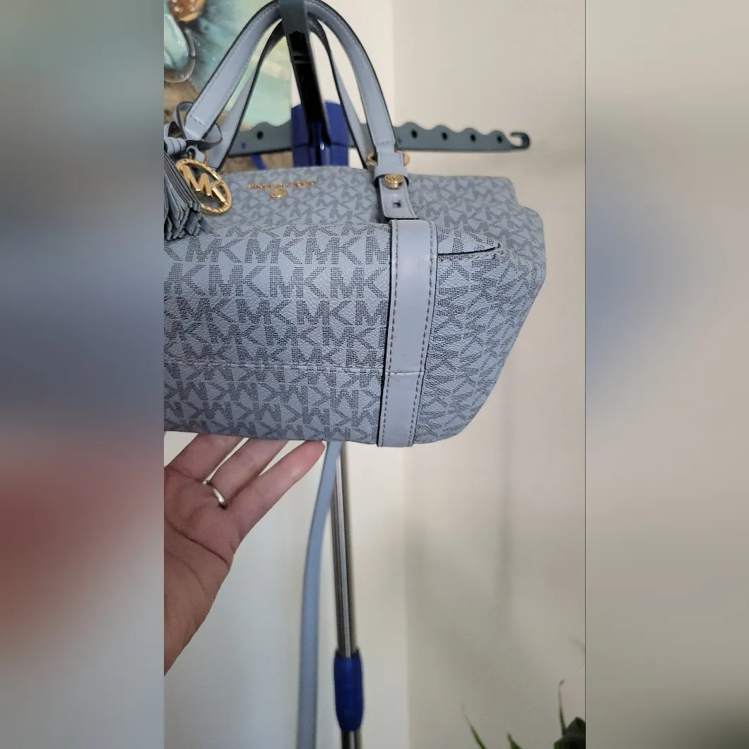 Michael Kors Women's Sullivan Small Top-Zip Tote Bag - Pale Blue - Image 4