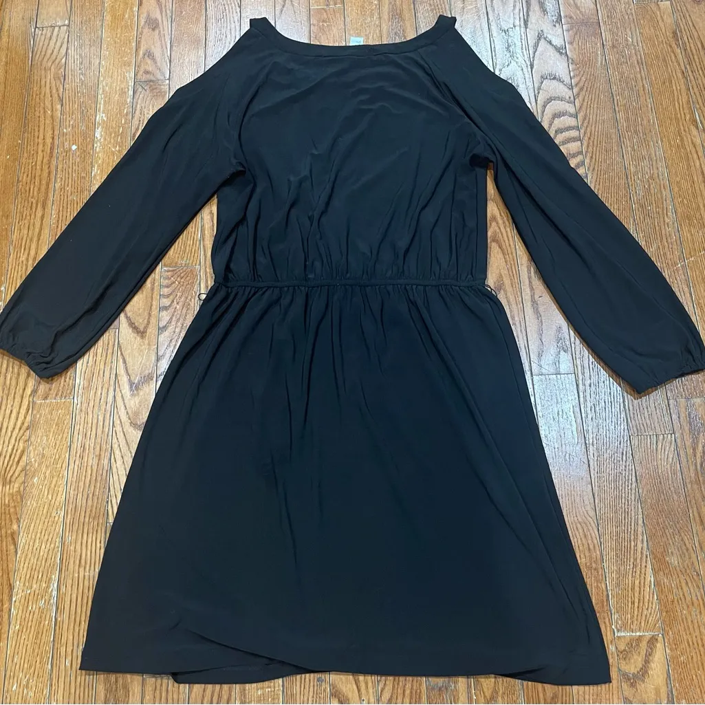 Emma & Michele Black Long Sleeve Dress - Image 12