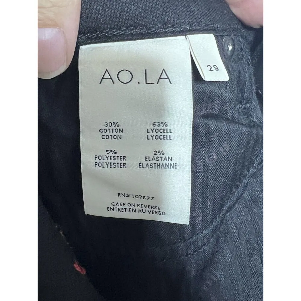 Alice & Olivia jeans Good High Rise Exposed Skinny Buttery Soft $295 AO LA 29 - Image 10