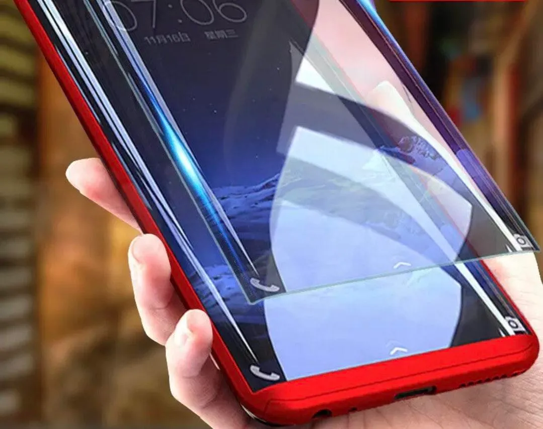 iPhone 11 Pro 360 Full Coverage Shockproof Case Red - Image 5