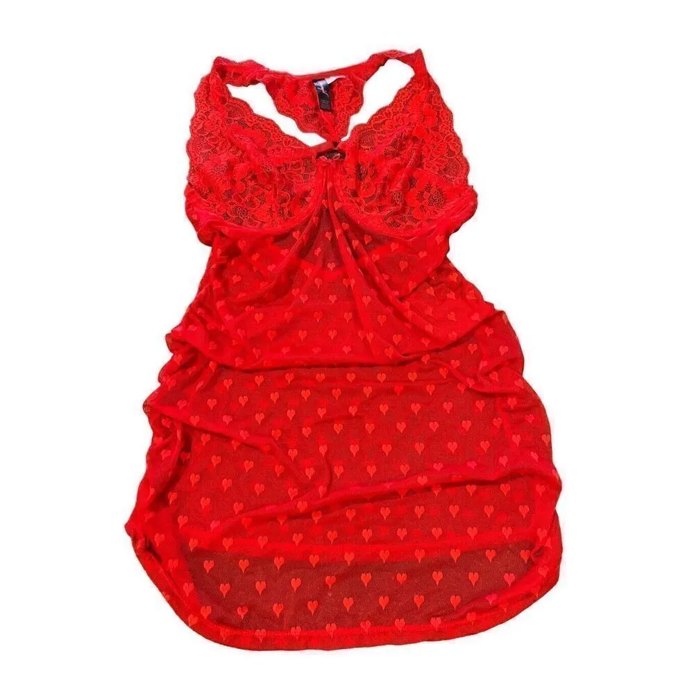 Dreamgirl Heart Back Deep V-Neck ruched maternity babydoll - Image 7