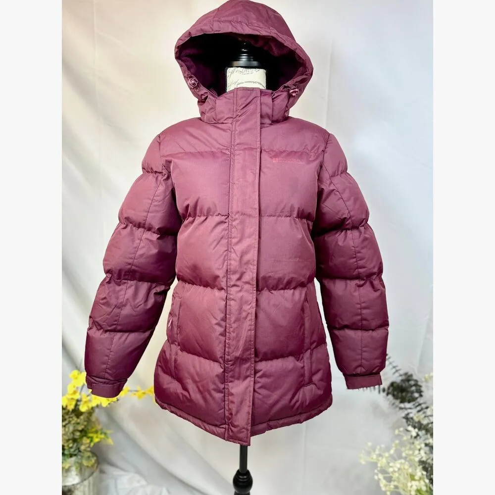 Mountain Warehouse Women's Padded Jacket Burgundy size 6 - Image 2