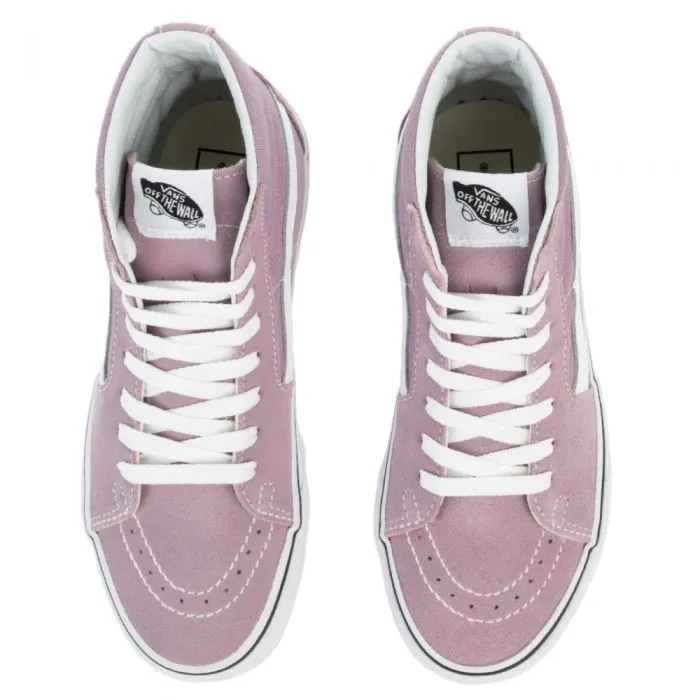 NWT Vans SK8-Hi Sea Fog-True White 7 Juniors - Image 6