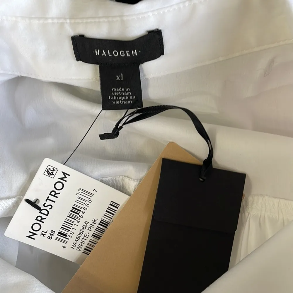 Halogen Pink Gross-grain Stripe Button Down Shirt - Image 5