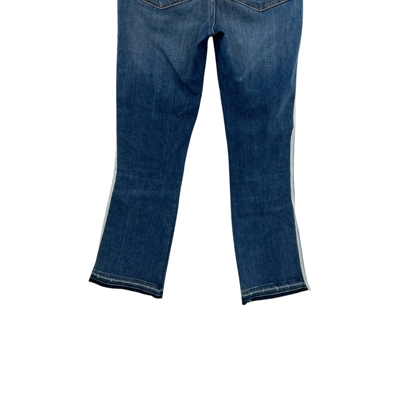 Veronica Beard Carolyn Baby Boot-Cut Jeans Tuxedo Stripe Blue Size 26 2 - Image 9