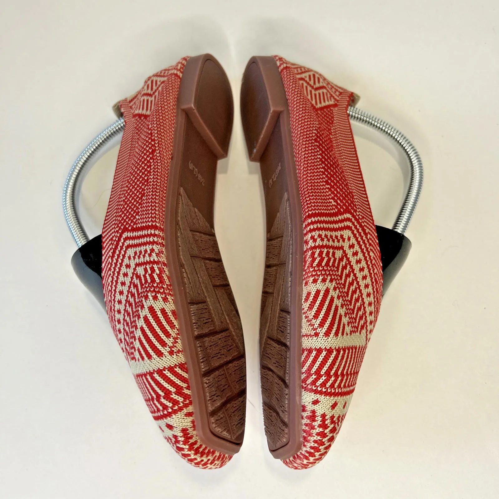 RVROVIC Women’s Flat Shoes Sz 8.5 Knitted Lightweight Slip - Image 7