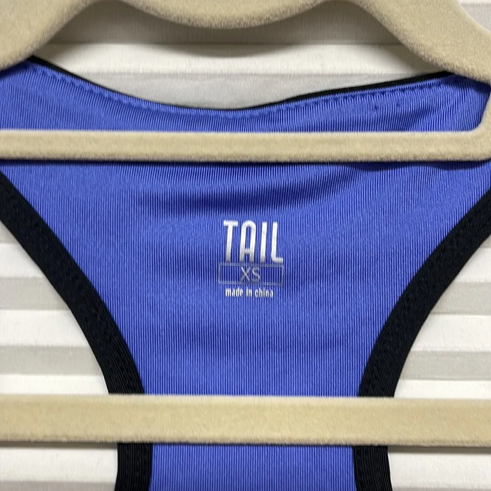 Tail NWT Pink Royal Vibe Bailey Racerback Built In Bra Tennis Tank XS - Image 2