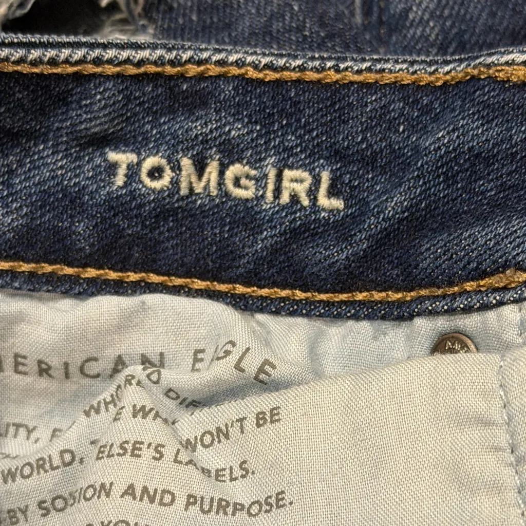 American Eagle  Stretch Tomgirl Jeans - Image 6