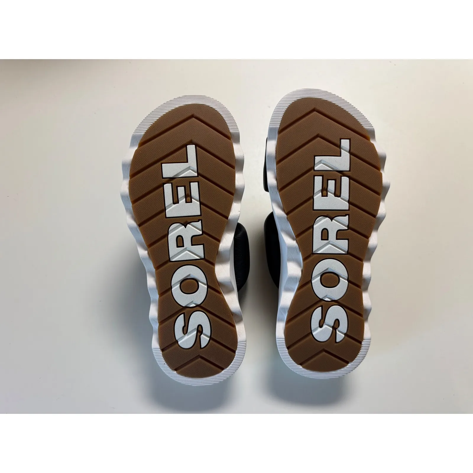 SOREL Vibe Twist Slide Black Sea Salt Women's Size 8 Platform Sandals - Image 5