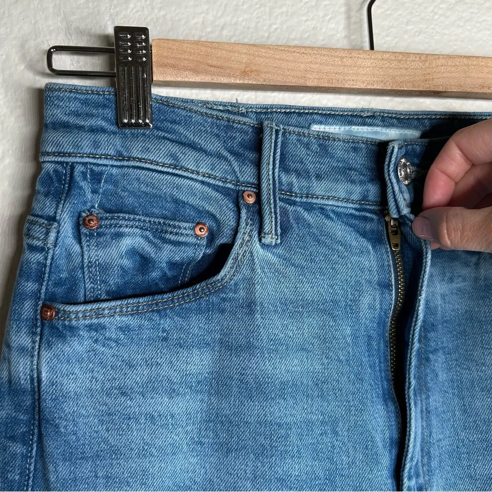 Mother High Waisted Weekend Slice Heel jeans Belle De Jour 26 Blue - Image 4