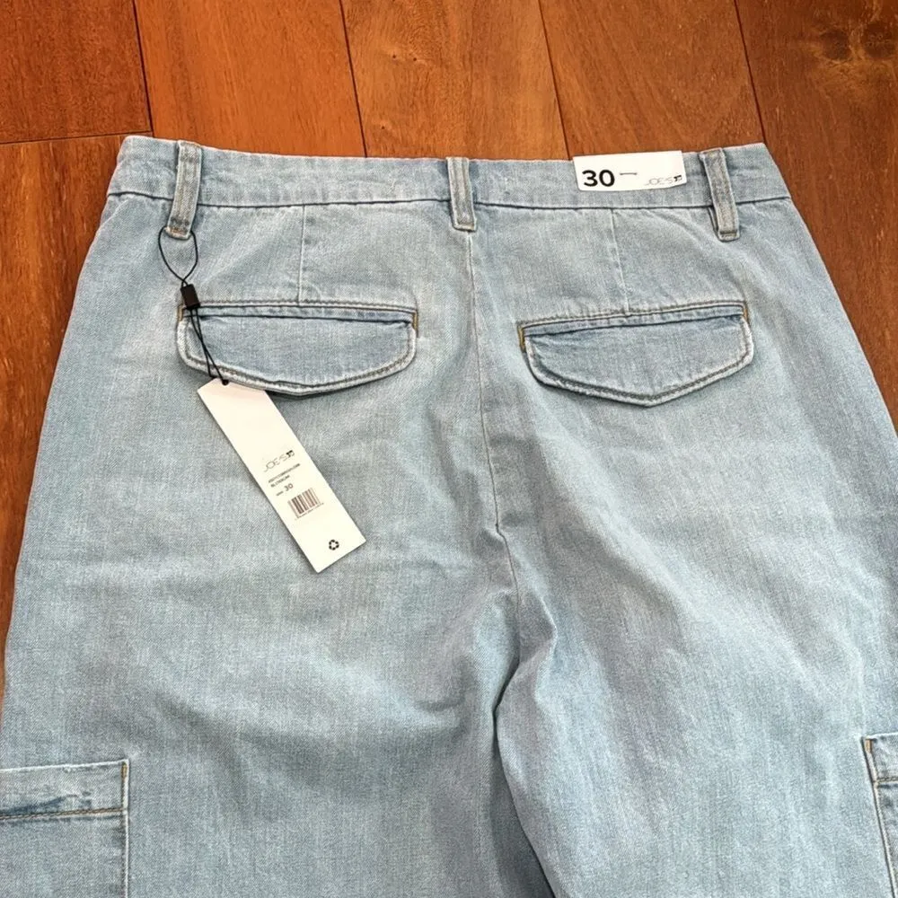 NWT Joe's‎ Women's Jeans The Petra Natural Wide Leg Cargo Jeans size 30 - Image 9