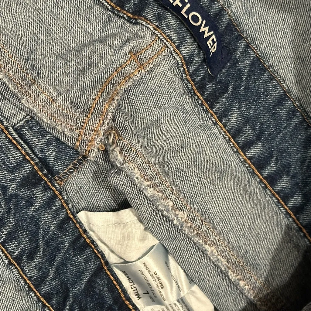 Wallflower Blue Denim Overalls Size undefined - Image 2